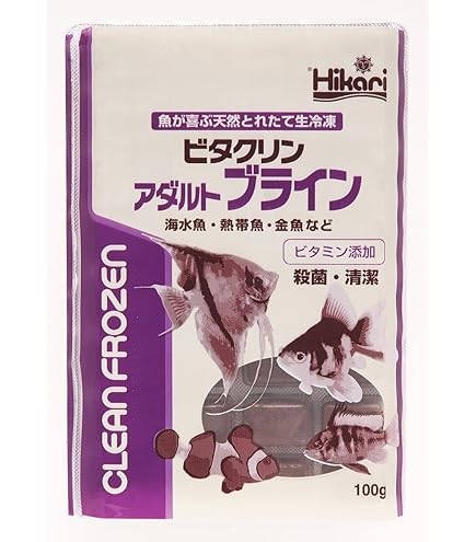 キョーリン ビタクリン アダルトブライン １００ｇ １２枚 北海道・沖縄別途送料 Amazon.co.jp: キョーリン 冷凍エサ ビタクリン アダルト ブラインミニ